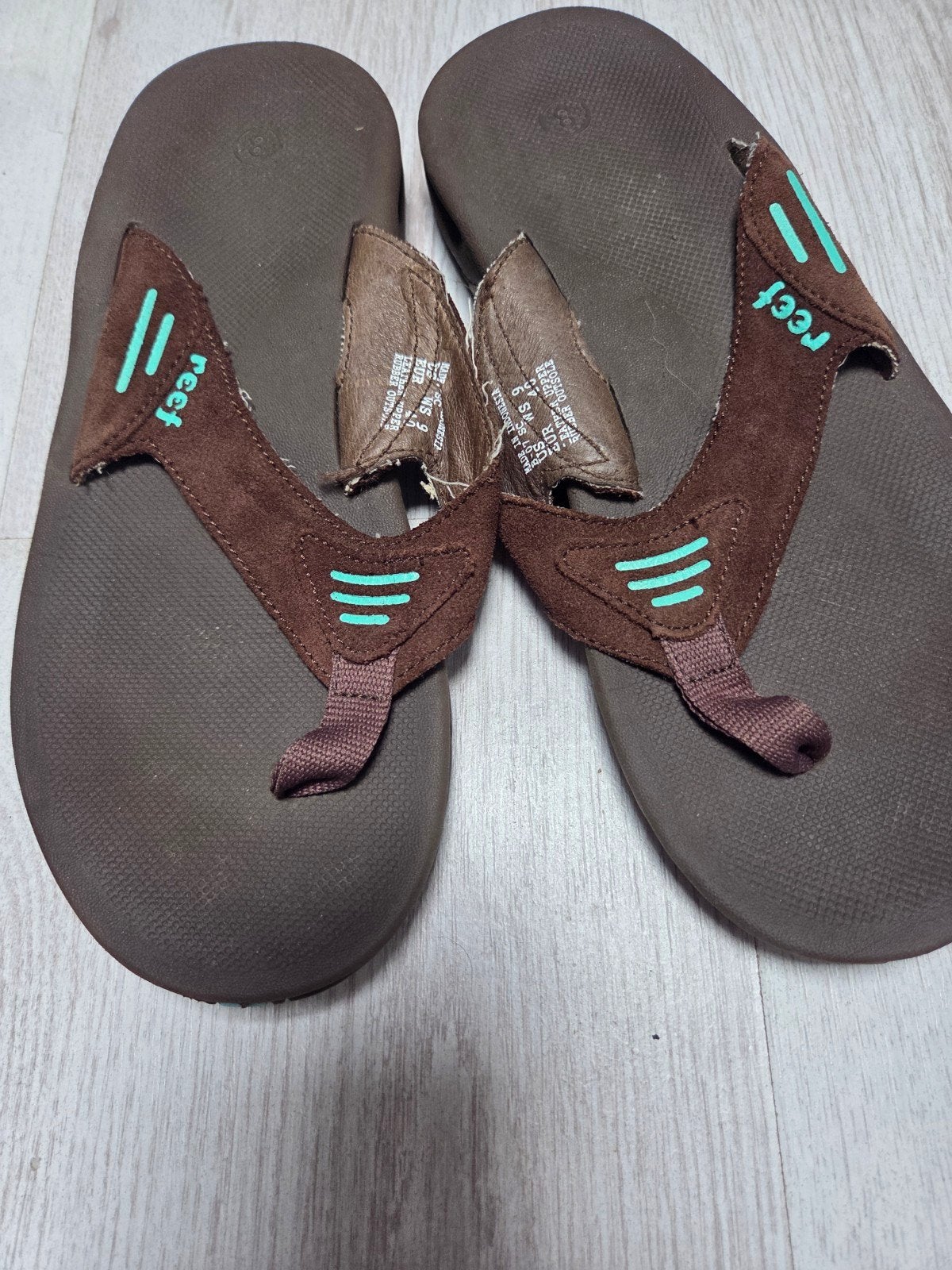 reef slippers maat 40, Ophalen of Verzenden, Zo goed als nieuw, Bruin