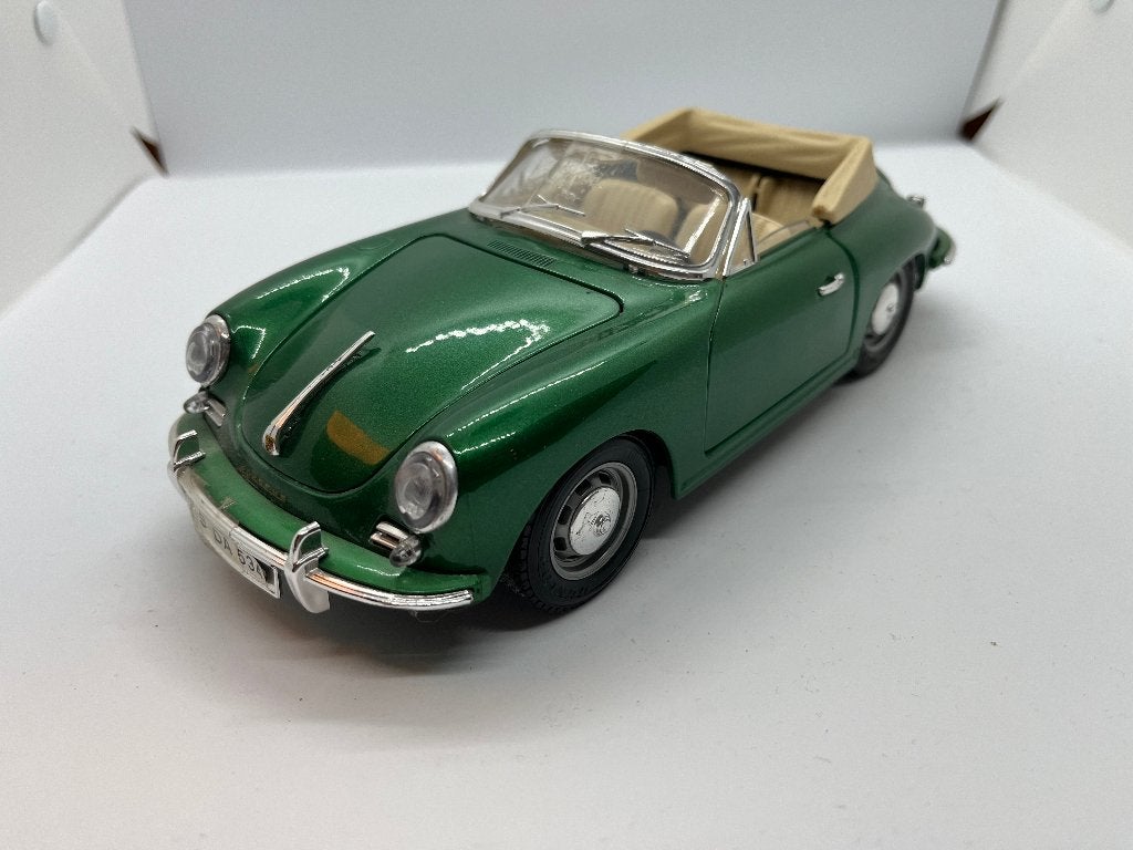 Bburago Porsche 356 B 1961 cabrio 1/18, Hobby en Vrije tijd, Modelauto's | 1:18, Ophalen of Verzenden, Gebruikt, Auto, Bburago