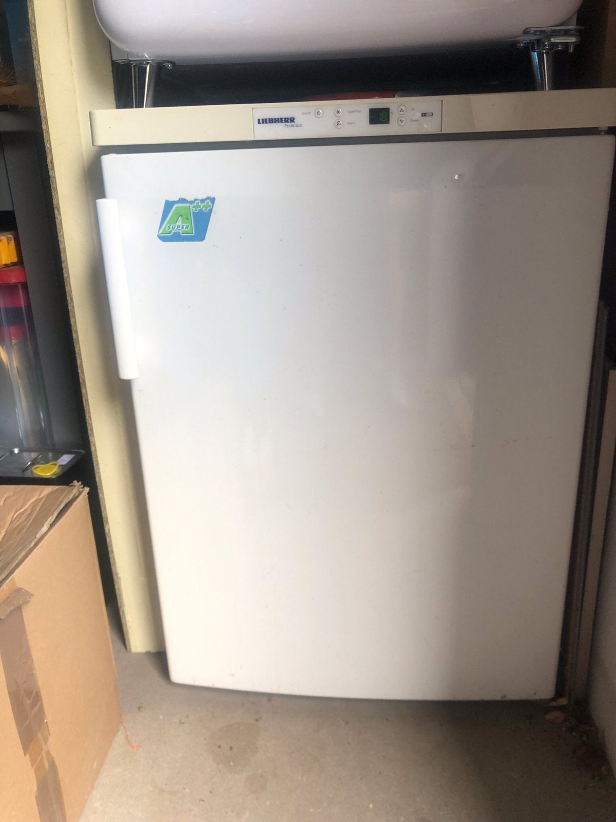 Liebherr tafelvriezer, Gebruikt, Minder dan 60 cm, Energieklasse A of zuiniger, Vrijstaand
