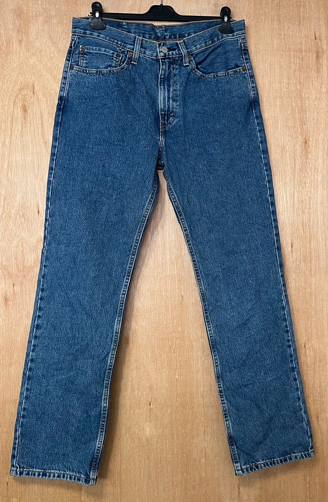 Levi’s 516 straight spijkerbroek blauw - Maat W34 L32, Ophalen of Verzenden, Blauw, W33 - W34 (confectie 48/50)