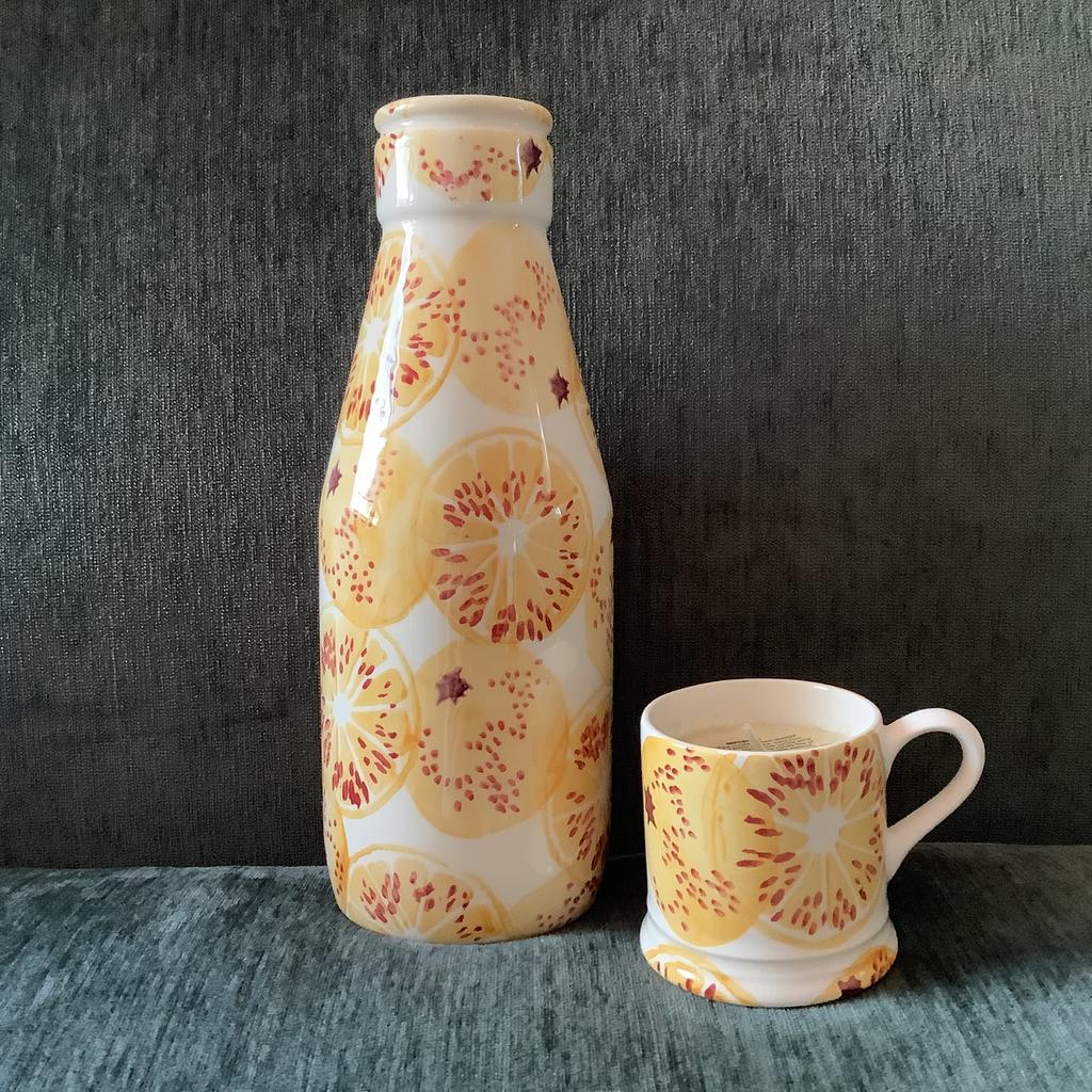 Emma Bridgewater - servies- MARMALADE 🍊Bottle+ Espresso Mug, Huis en Inrichting, Keuken | Servies, Nieuw, Ophalen of Verzenden