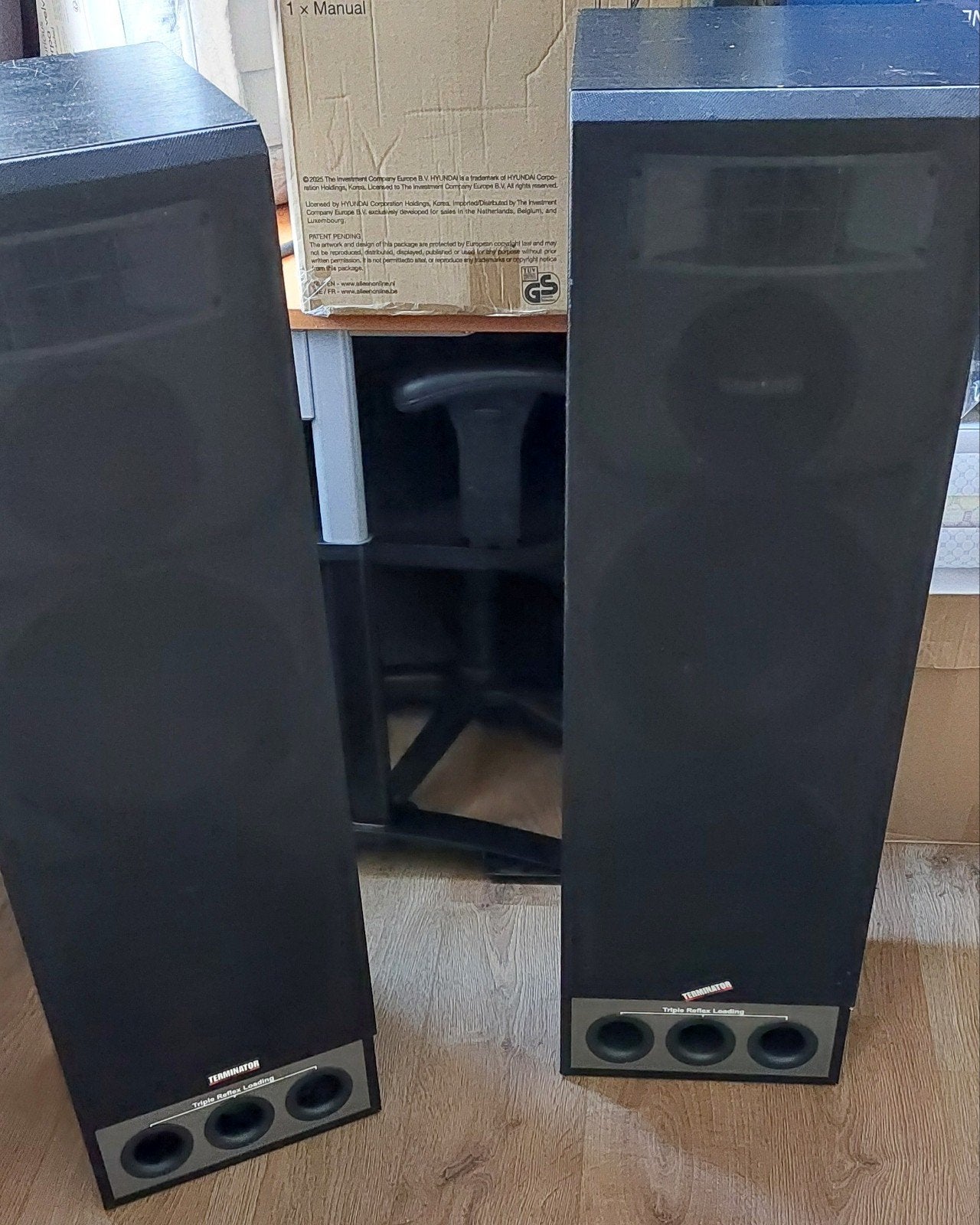 2x  Eltax terminator P-55  speakers, Ophalen, Gebruikt, Overige merken