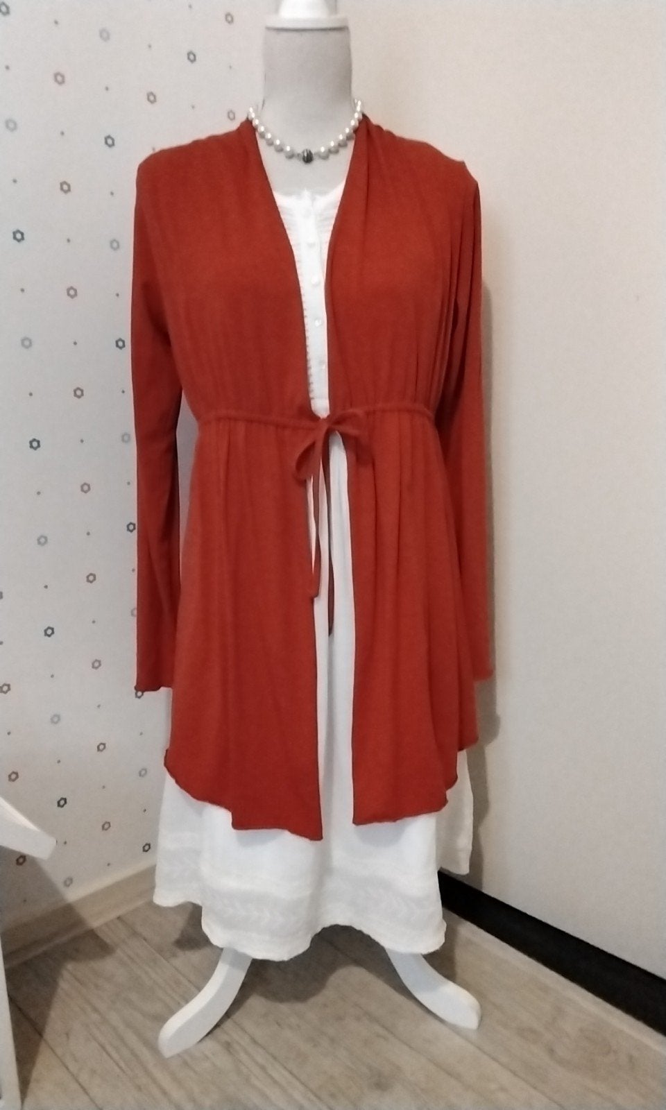 Queen Mum,  lang rood zwangerschap vest , maat 38- 40., Kleding | Dames, Positiekleding, Ophalen of Verzenden, Zo goed als nieuw