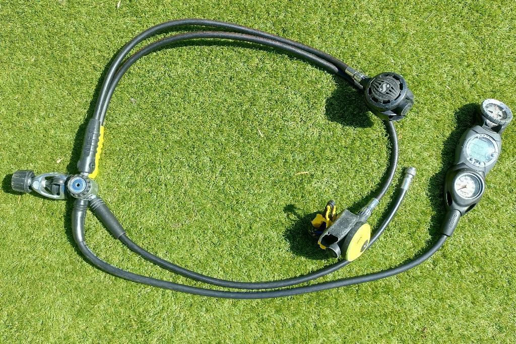 duikset compleet - automaat/vest/console met Vyper computer, Watersport en Boten, Duiken, Ophalen, Gebruikt, Overige typen