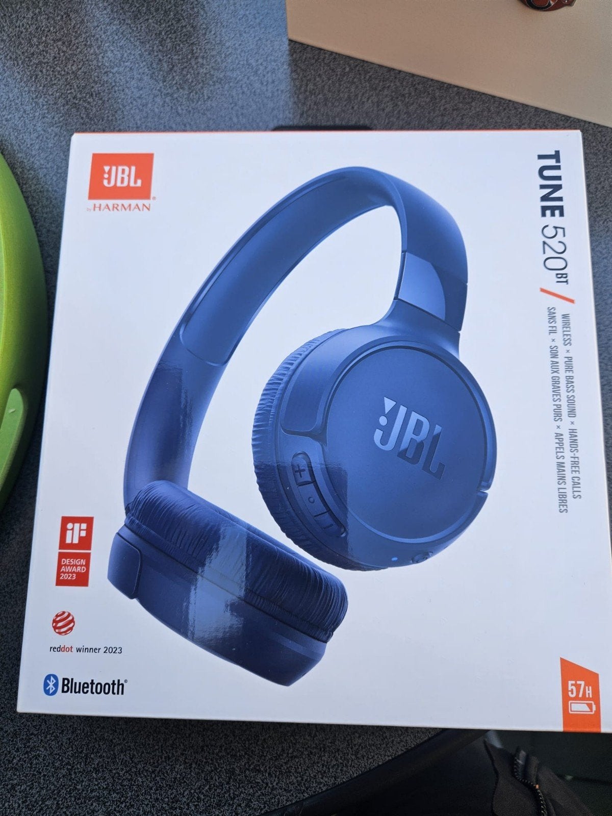 JBL TUNE 520 BT koptelefoon blauw Nieuw in doos