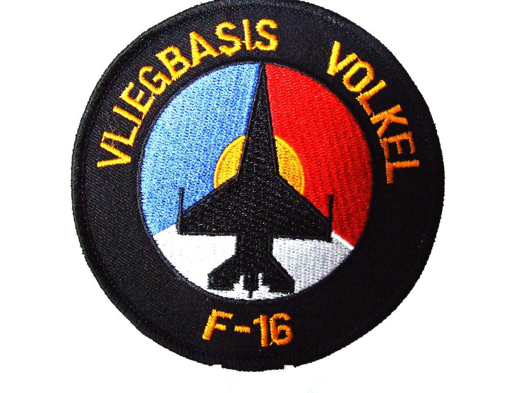Patch,Embleem,KLU,Volkel,F16, Verzamelen, Verzenden, Luchtmacht, Nederland, Embleem of Badge