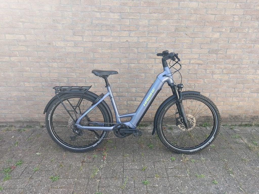 Electrische dames fiets Haibike damesfiets, (Extra) lage instap, Zo goed als nieuw, 50 tot 53 cm, Schijfrem