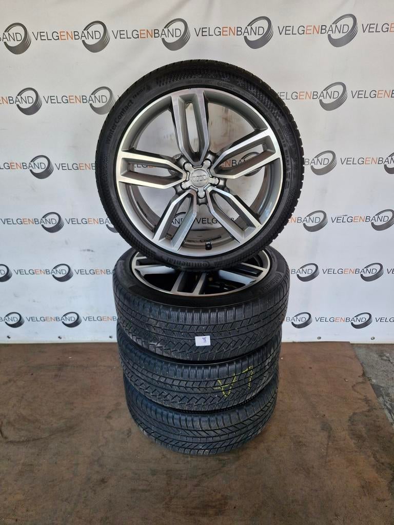 Winterset Audi Q5 SQ5 Q4 255 40 21 5x112 66.5 S line RS, Gebruikt, 255 mm, ., Banden en Velgen