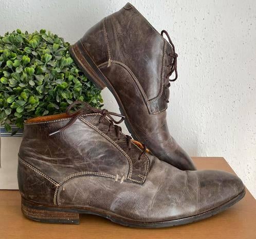 Van Lier schoenen maat 42, Kleding | Heren, Schoenen, Gedragen, Veterschoenen, Bruin, Ophalen of Verzenden
