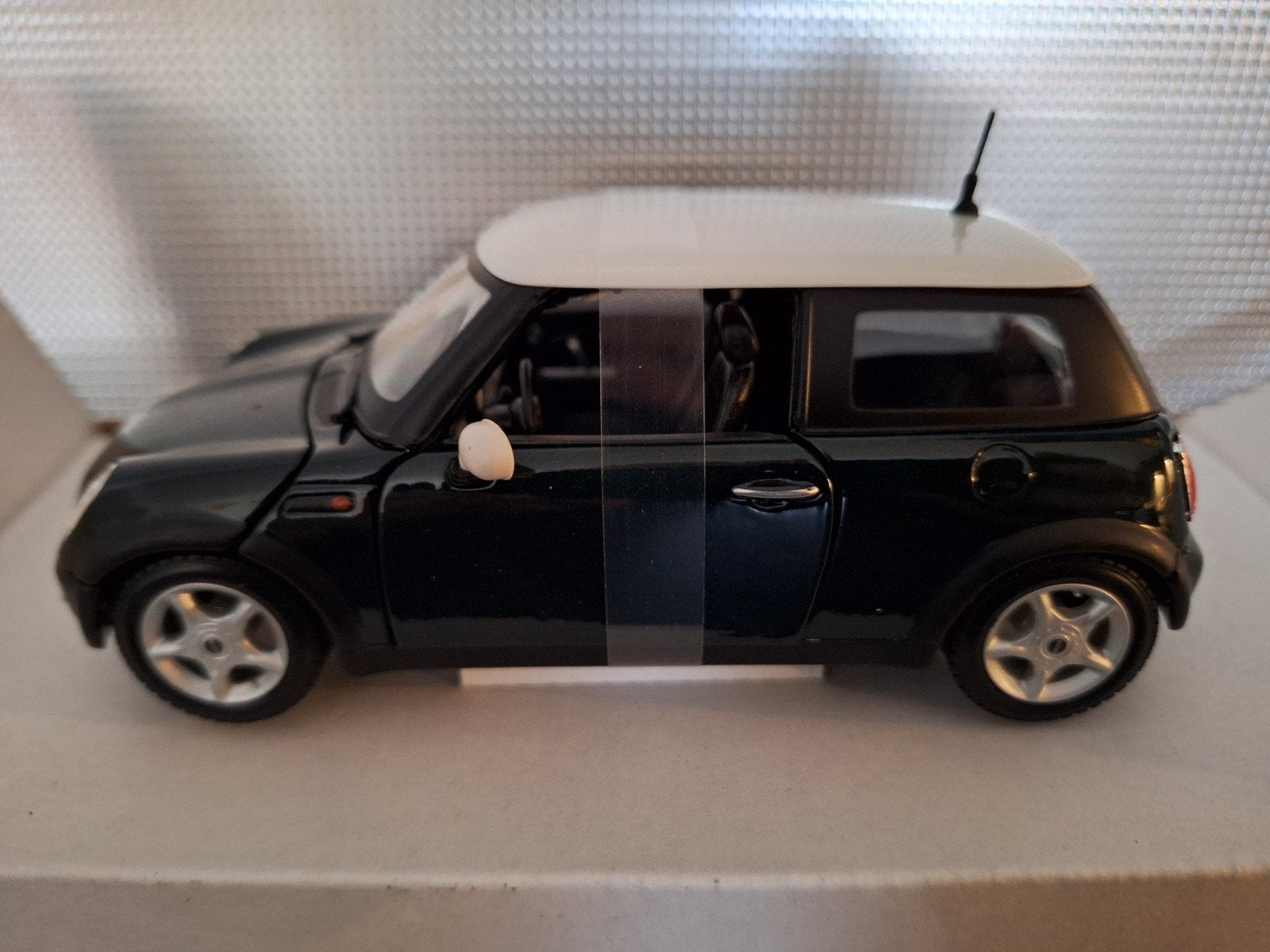 Mini Cooper Donker groen Schaal 1:24, Hobby en Vrije tijd, Maisto, Auto, Nieuw, Ophalen of Verzenden