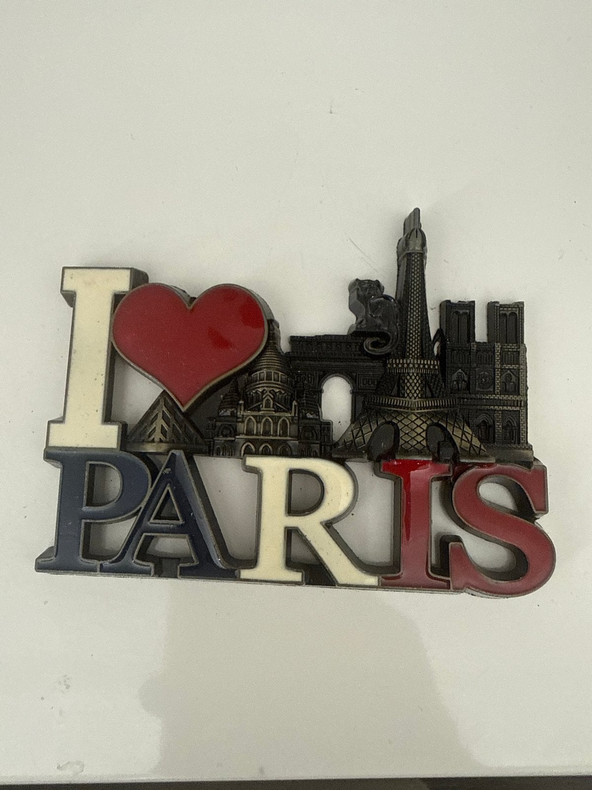 I Love Paris Magneet - Souvenir Parijs, Verzamelen, Ophalen of Verzenden, Gebruikt