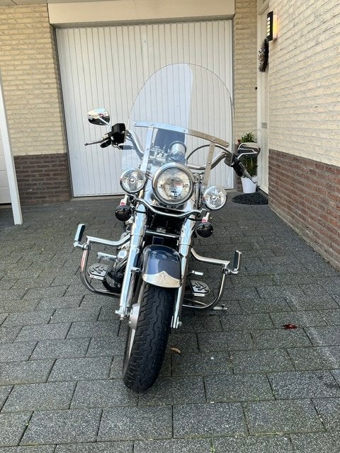 2003 Harley Davidson Fatboy Anniversary, 2 cilinders, Sportuitlaat, Occasion, Particulier