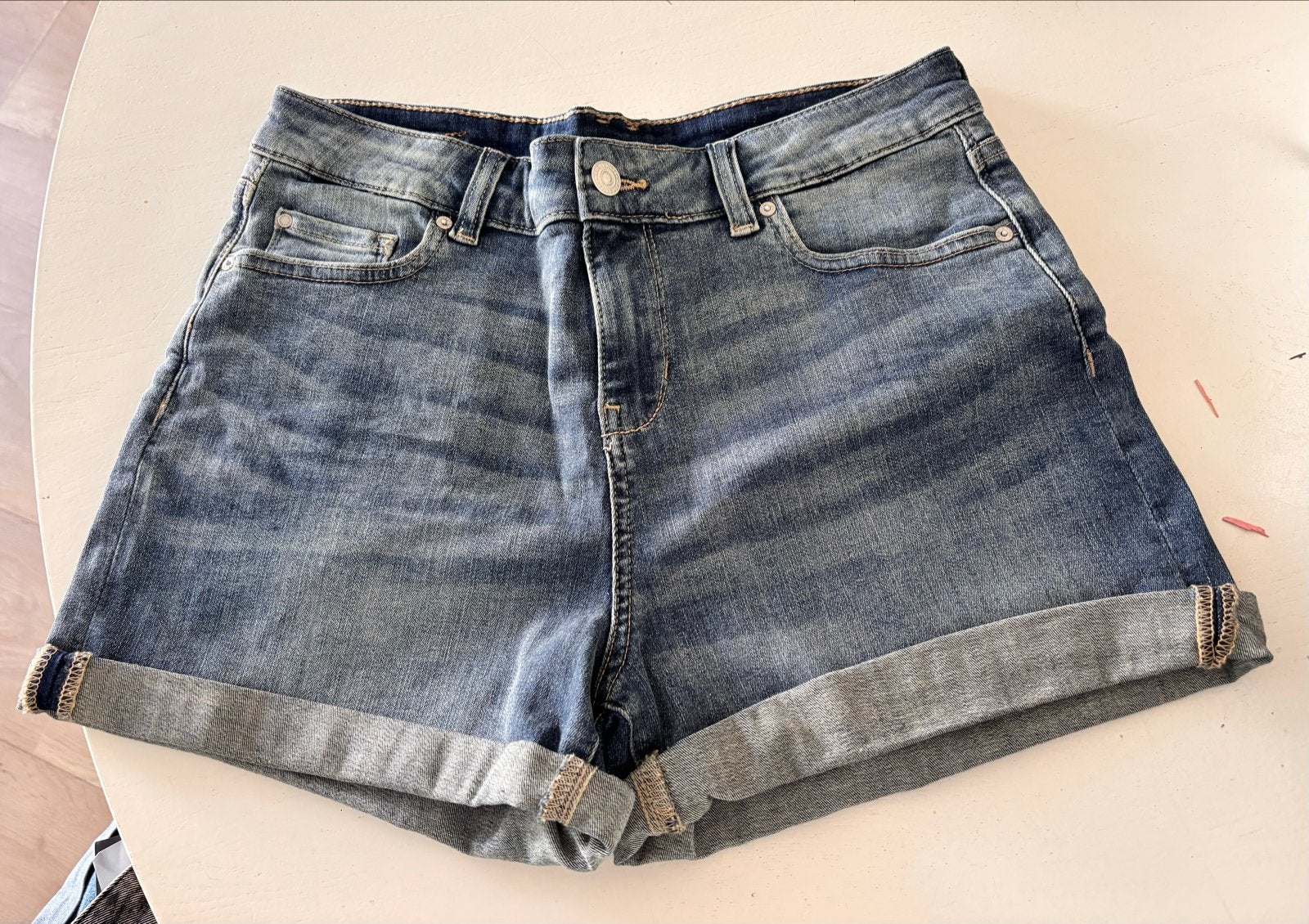 Seven Sisters denim shorts, Kleding | Dames, Kort, Blauw, Ophalen of Verzenden, Zo goed als nieuw