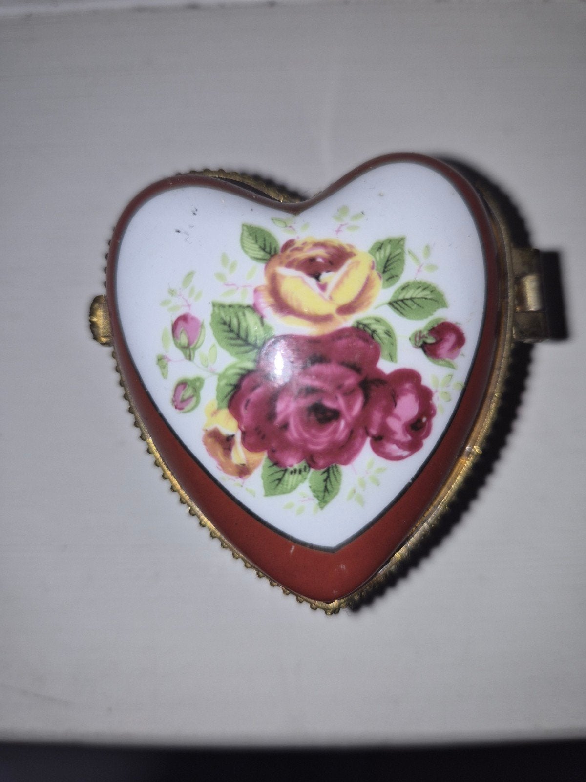 Crown Staffordshire Hartvormig Doosje, Ophalen of Verzenden