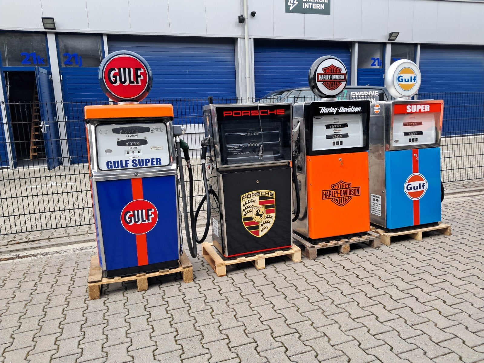 oude Wayne model 1420 benzinepomp uit jaren 50e 60e Old Gulf, Verzamelen, Automaten | Overige, Ophalen, Eu, Gebruikt, Eu