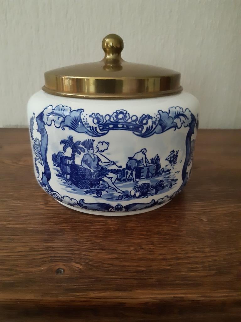 Vintage/ antieke tabakspot Goedewaagen Gouda-Holland, Ophalen of Verzenden