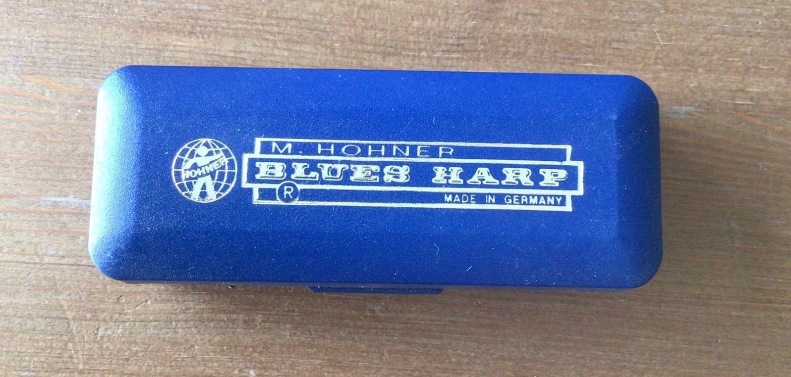 Hohner blues mondharmonica Eb, Ophalen, Overige typen, Zo goed als nieuw, Met koffer of doosje