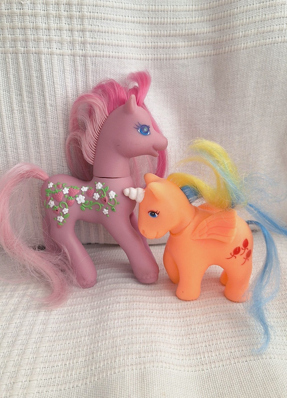 2 vintage My Little Pony paarden, Ophalen of Verzenden, Zo goed als nieuw