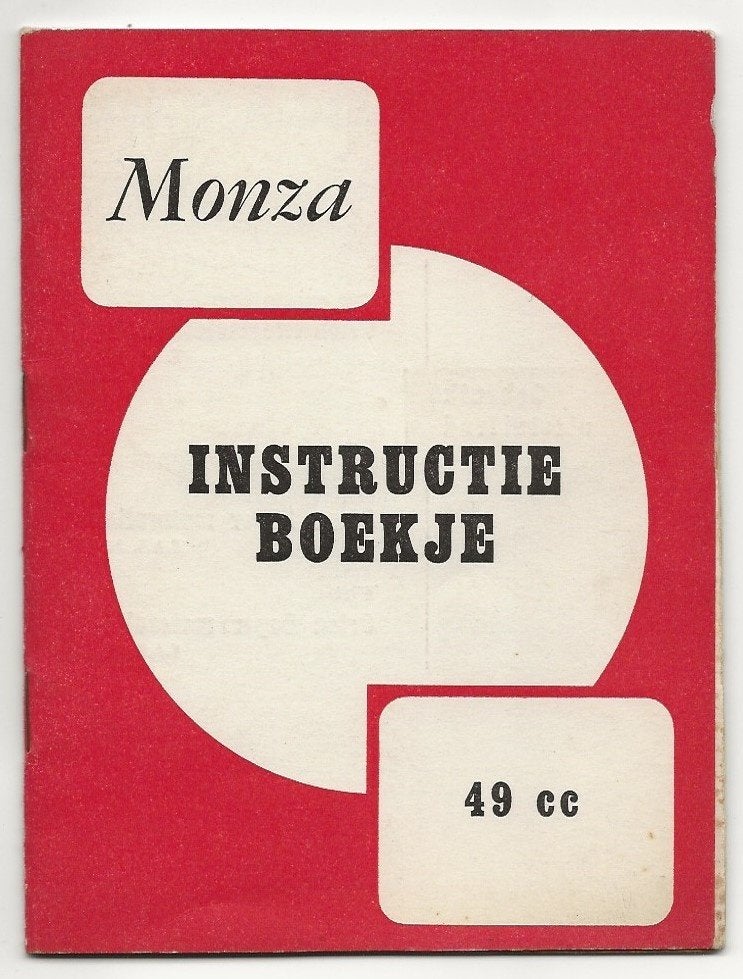 Monza Parilla motor handleiding (monz) bromfiets, Fietsen en Brommers, Handleidingen en Instructieboekjes, Zo goed als nieuw, Verzenden