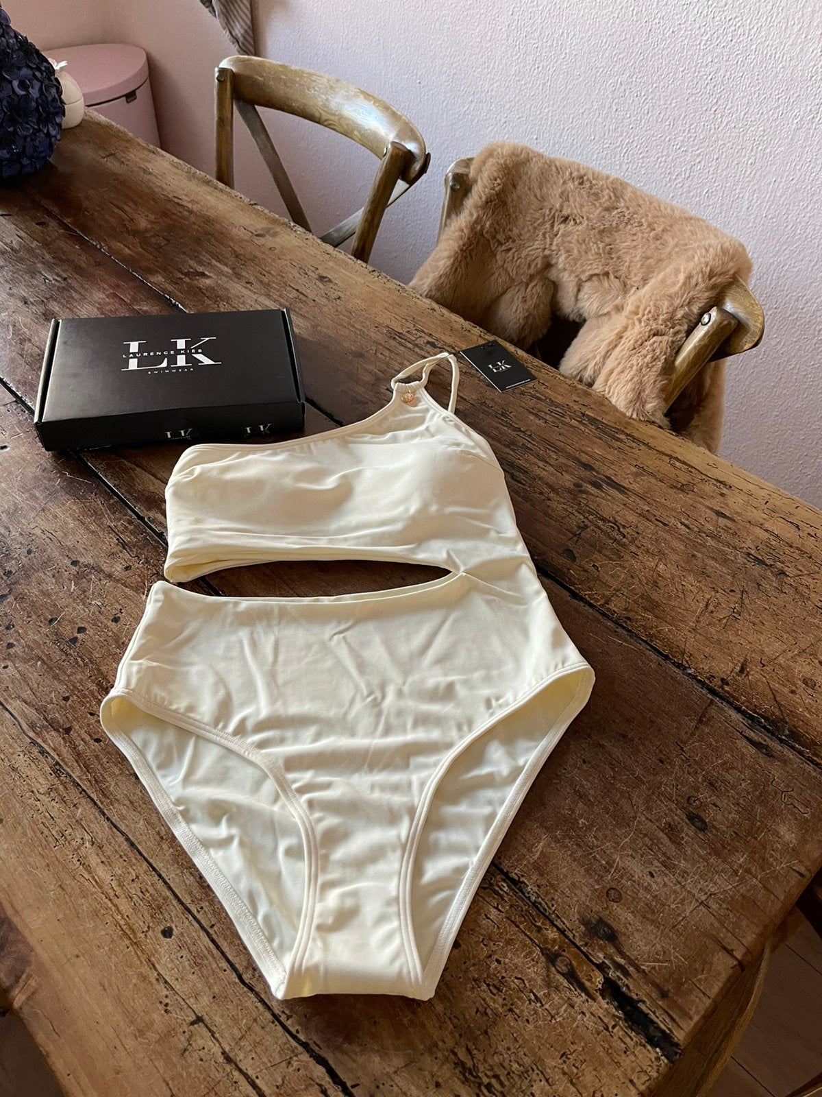 Nieuw badpak LK Swimwear., Ophalen of Verzenden, Nieuw, Beige, Badpak