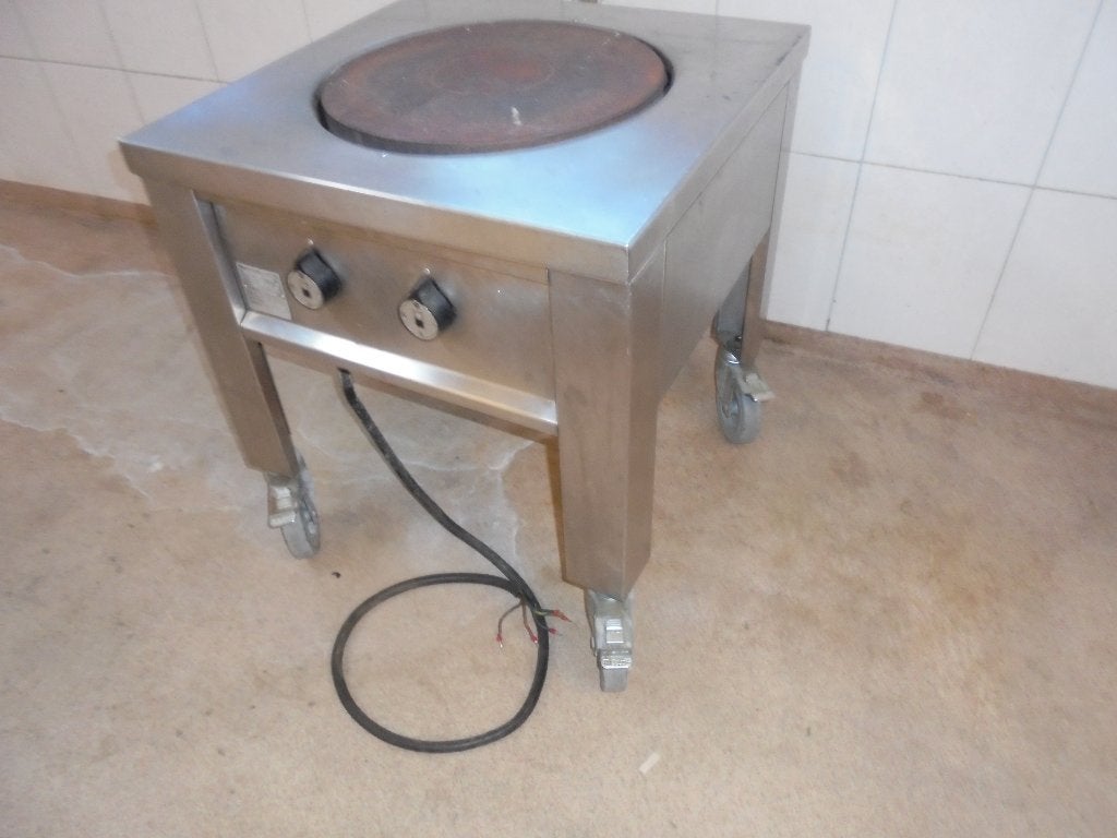 Fornuis, elektrisch fornuis, 1 pit fornuis. Buderus, Ophalen, Minder dan 85 cm, 3 kookzones of minder, Zo goed als nieuw