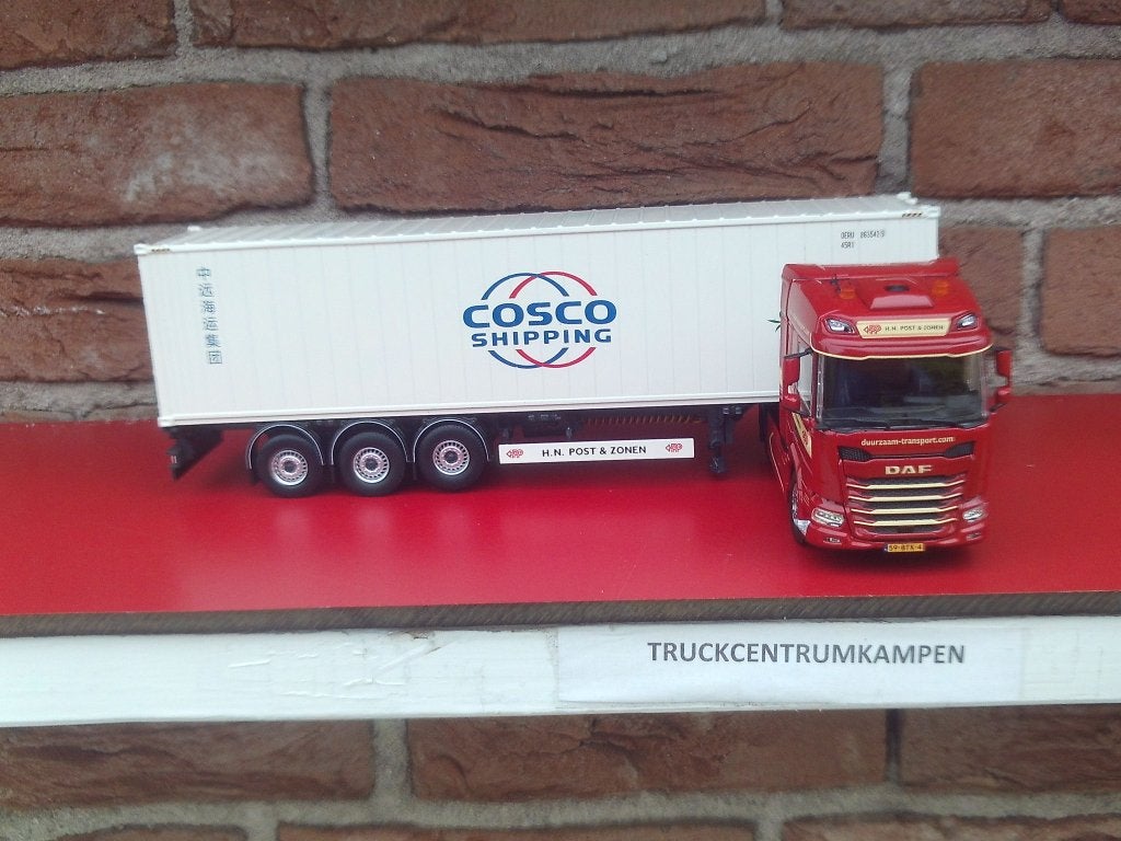Tekno  Daf  XF  4 x 2  van  H. N. Post   uit  Pijnacker., Hobby en Vrije tijd, Modelauto's | 1:50, Ophalen of Verzenden, Nieuw
