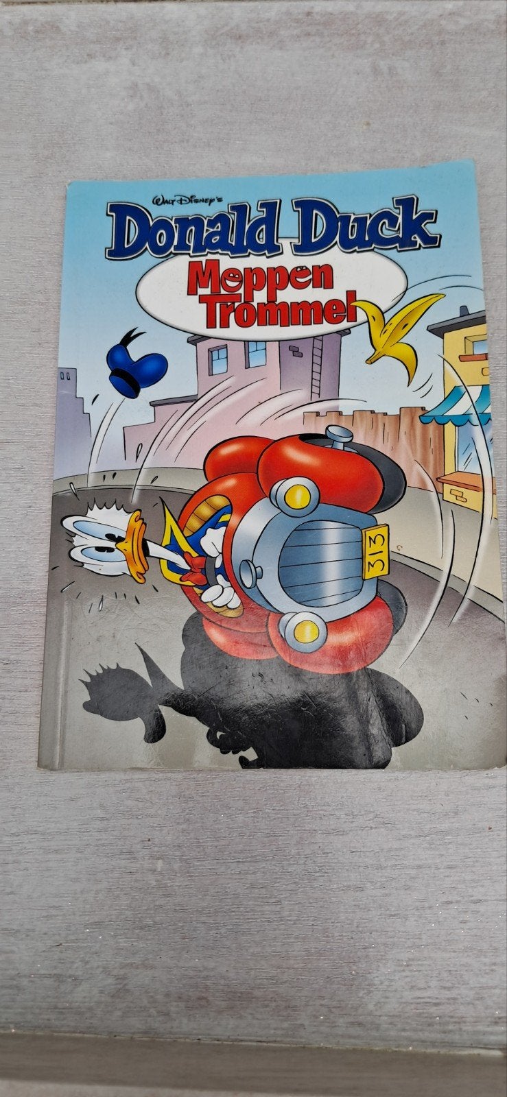 Donald Duck Moppen Trommel - Meer dan 500 moppen en raadsels, Eén stripboek, Ophalen of Verzenden, Gelezen