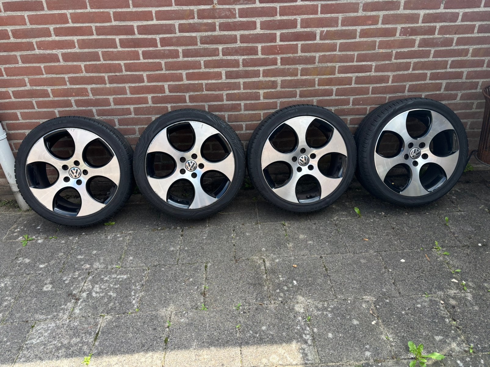 VW Golf Gti originele Detroit velgen 18 inch 5x112, Ophalen, Gebruikt