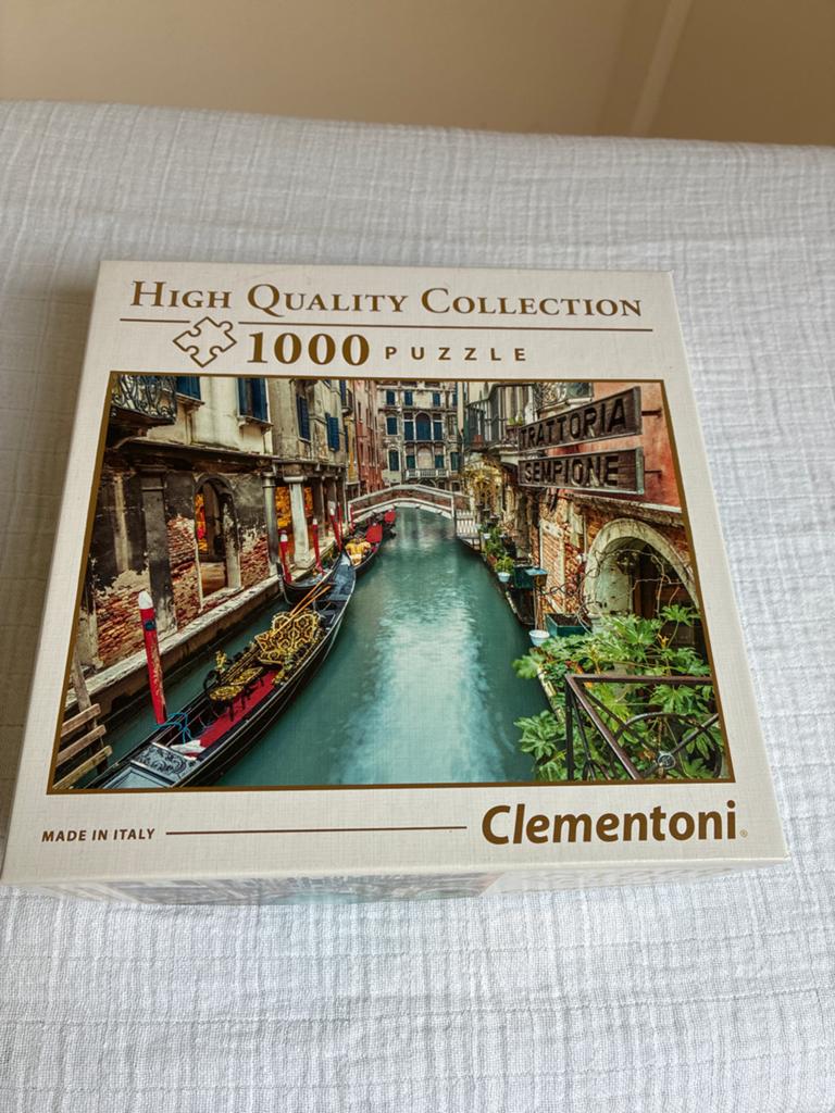 Clementoni legpuzzel 1000 stukjes - Venetië Kanaal, Ophalen, 500 t/m 1500 stukjes, Zo goed als nieuw, Legpuzzel