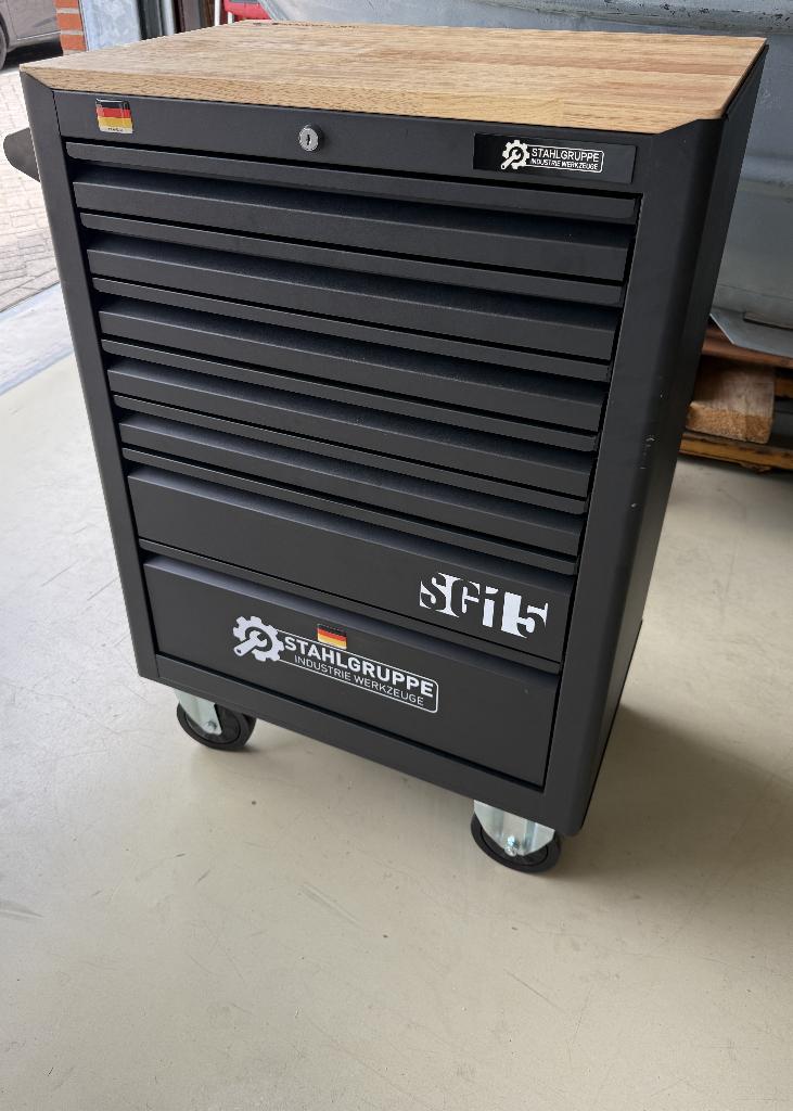 Stahlgruppe SG 15 mobiele gereedschapswagen, Ophalen, Gevuld, Nieuw