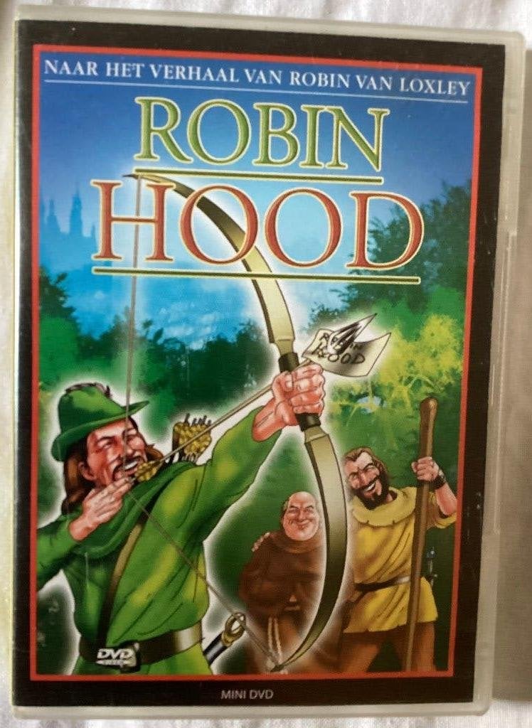 Robin Hood Mini DVD, Europees, Gebruikt, Tekenfilm, Alle leeftijden