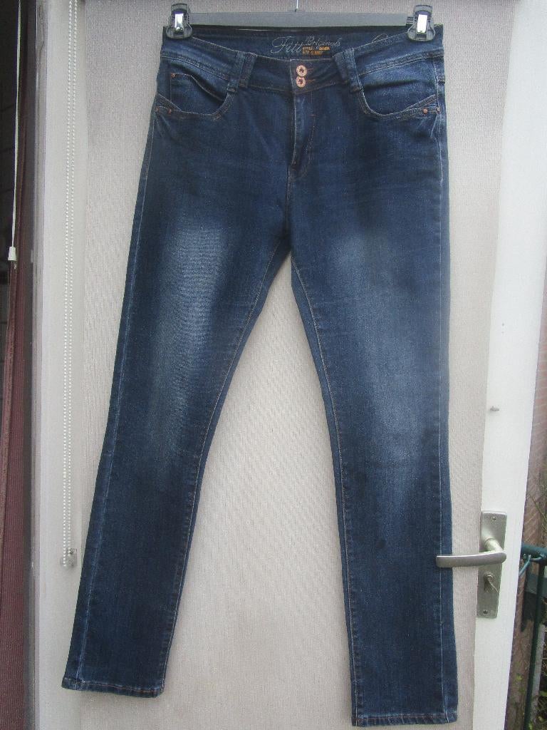 Spijkerbroek MISS ETAM mt 40    donkerblauw, Nieuw, W30 - W32 (confectie 38/40), Miss Etam, Verzenden