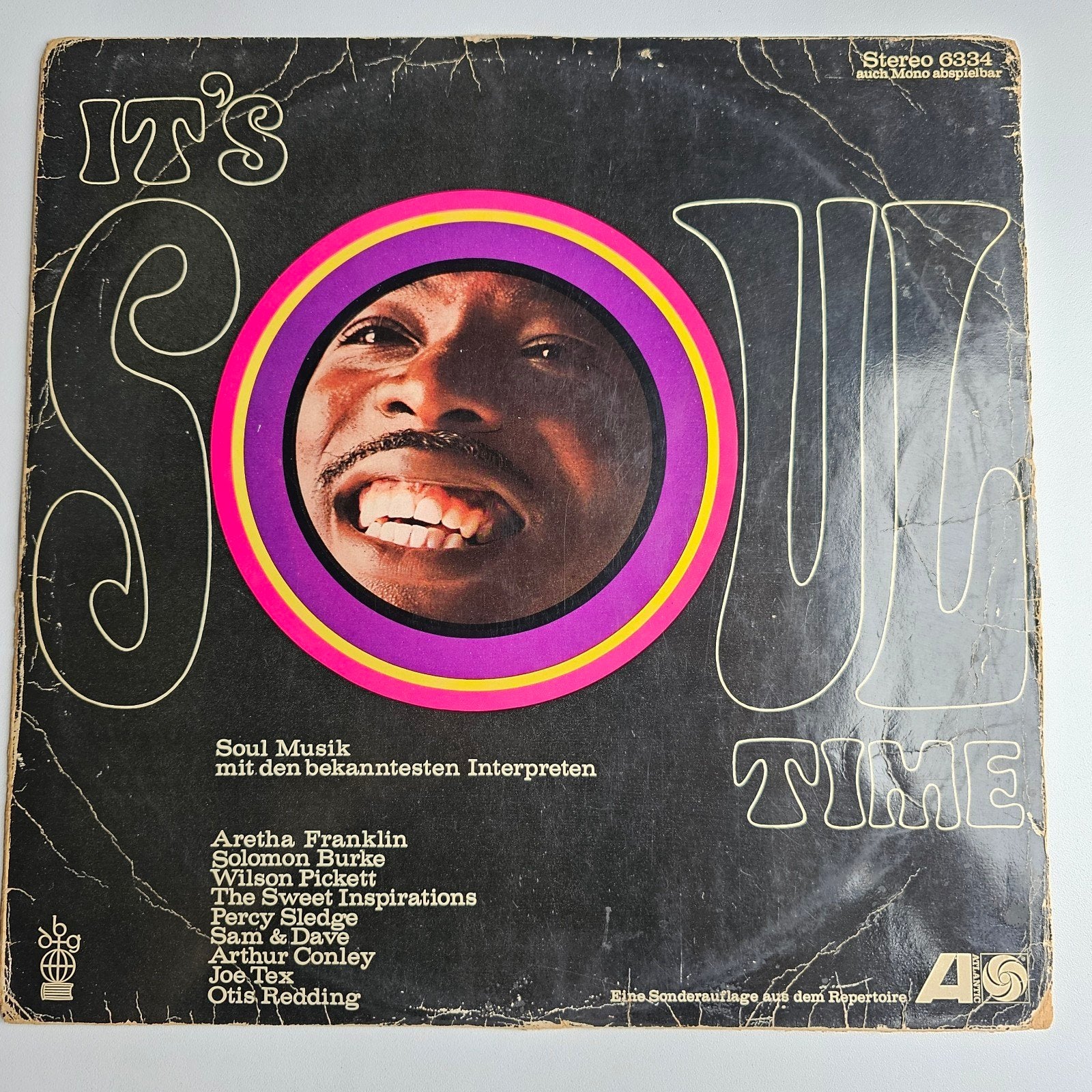 It's Soul Time - Diverse artiesten (LP, 1968), LP, Gebruikt, Ophalen of Verzenden, Beschermende buitenhoes