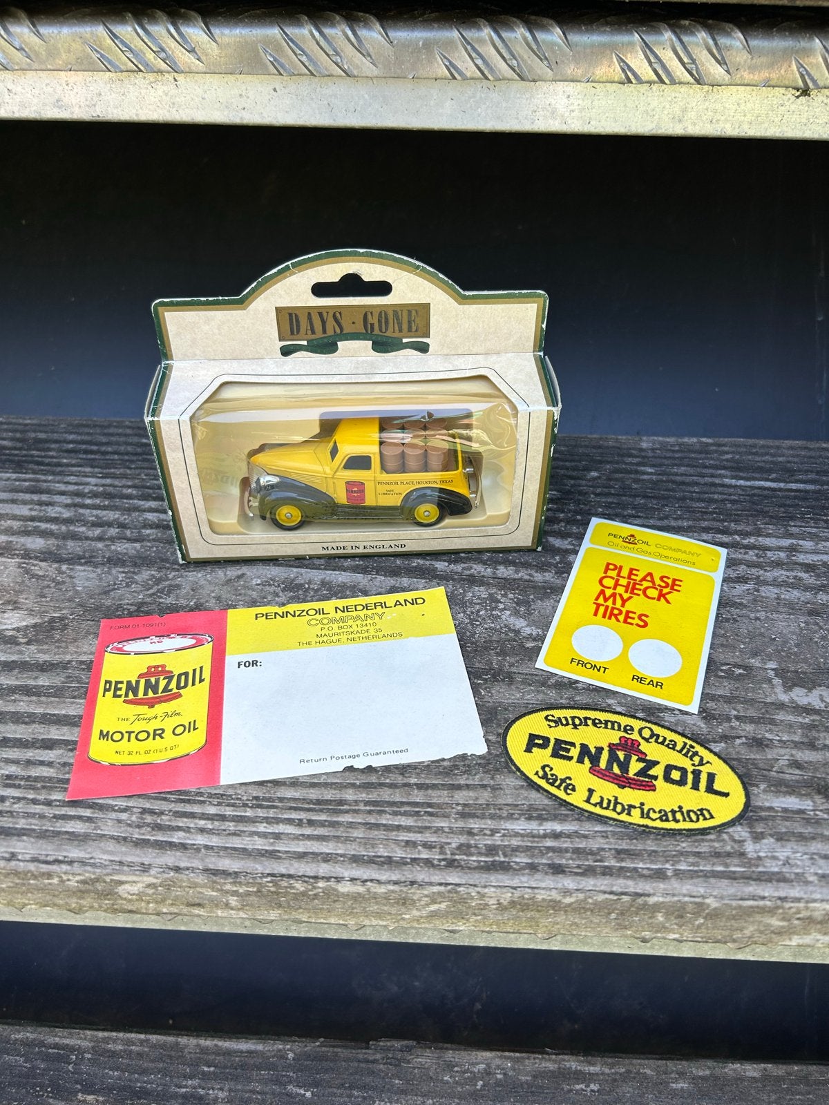 Pennzoil Collectie: Chevrolet Pick-up, Embleem & Stickers, Ophalen of Verzenden, Nieuw, Auto's