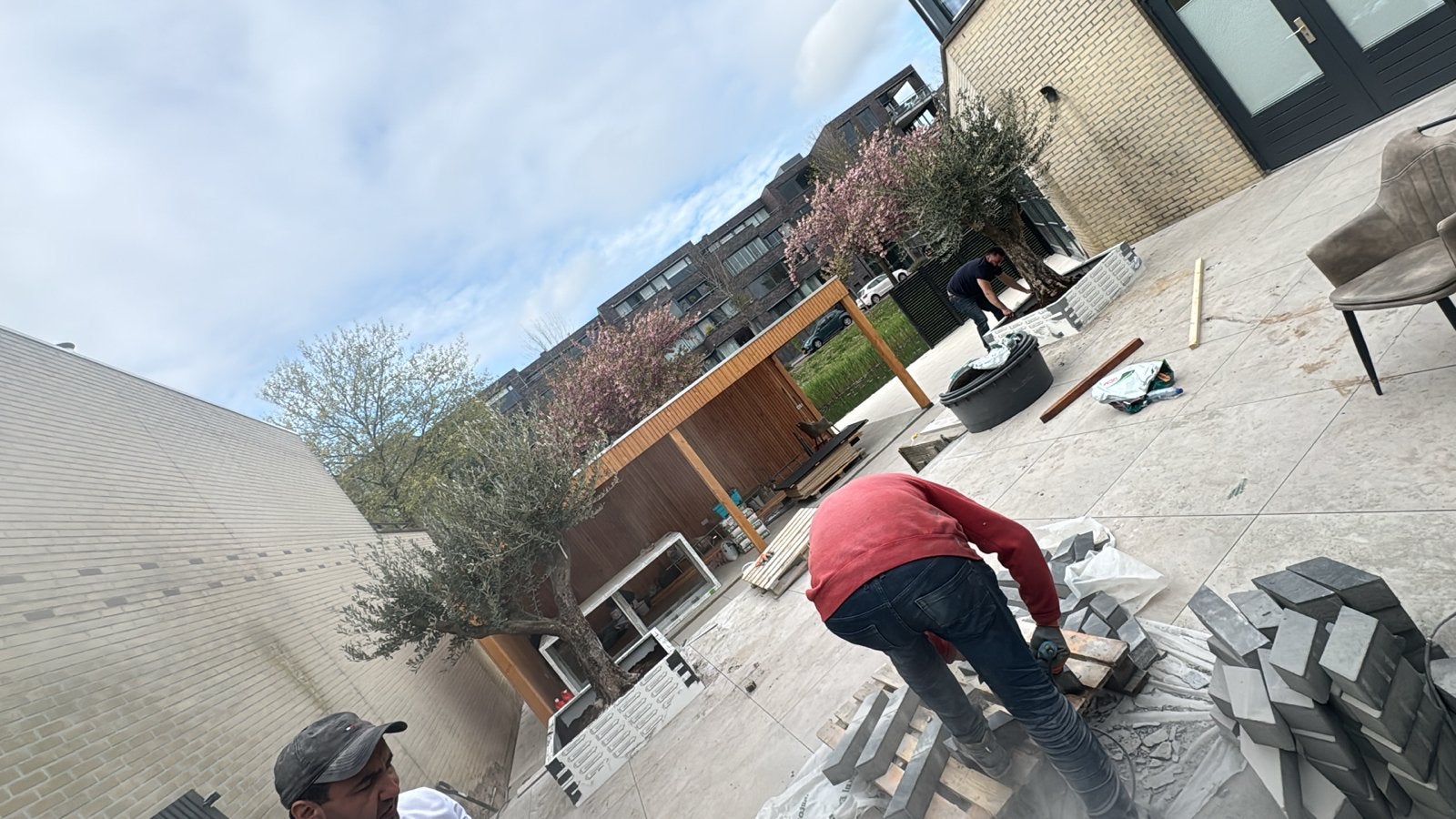 Tuinaanleg en bestrating, Nieuw, Ophalen of Verzenden, 10 m² of meer, Beton