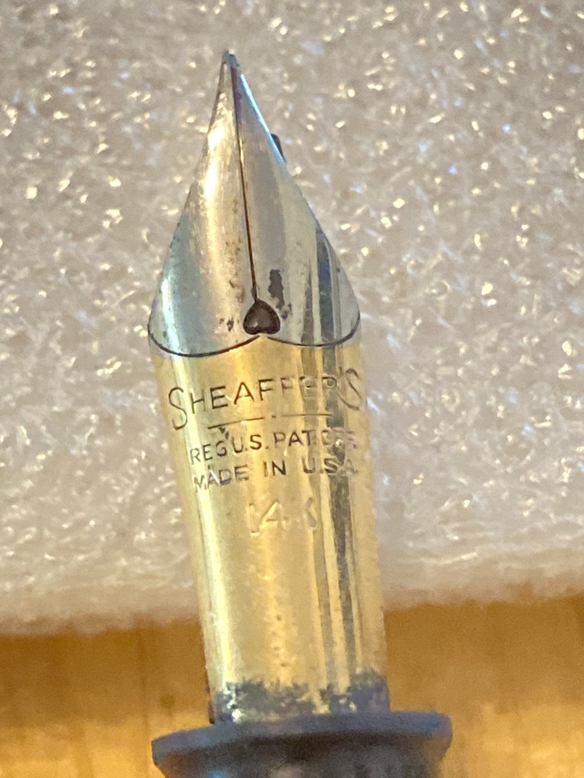 SHEAFFER VULPEN MIDDEN JAREN 50 met gouden punt, Ophalen of Verzenden, Gebruikt, Vulpen, Sheaffer