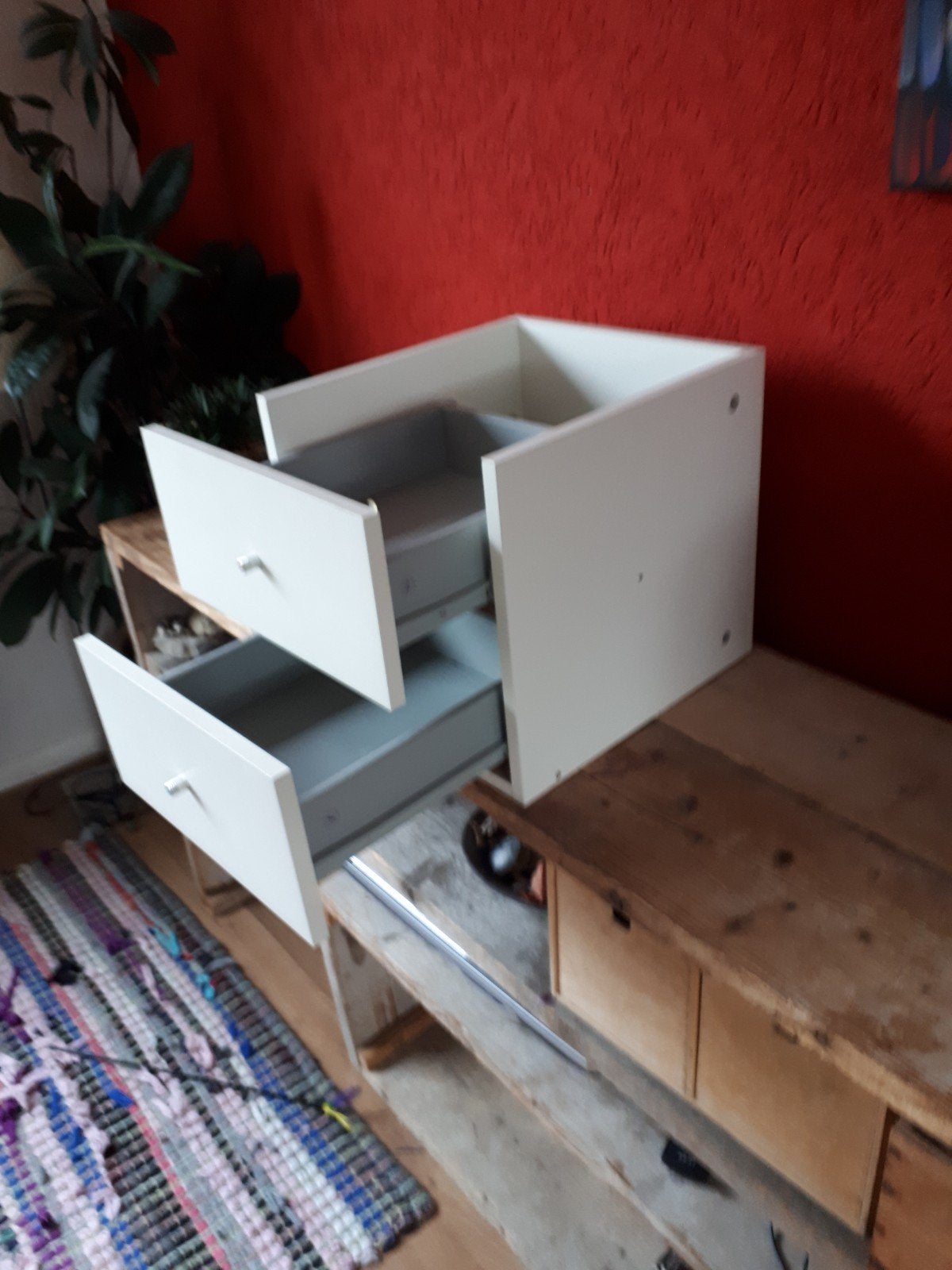 Expedit ladeset inzet wit past ook in kallax, Ophalen