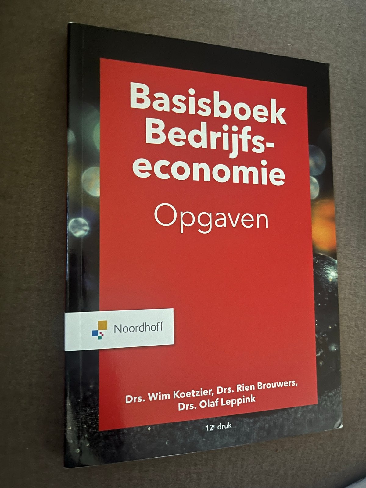 Basisboek Bedrijfseconomie Opgaven - 12e druk, Boeken, Ophalen of Verzenden, Gamma, Gelezen, HBO