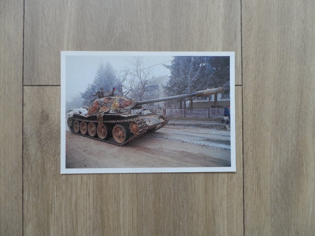 Ansichtkaart Tank T55, 53, Ophalen of Verzenden, Landmacht, Nederland