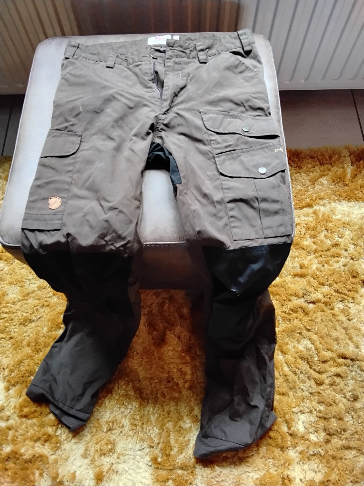 Fjällräven outdoor broek - Maat 48/50 (M), Bruin, Maat 48/50 (M), Ophalen of Verzenden, Gedragen
