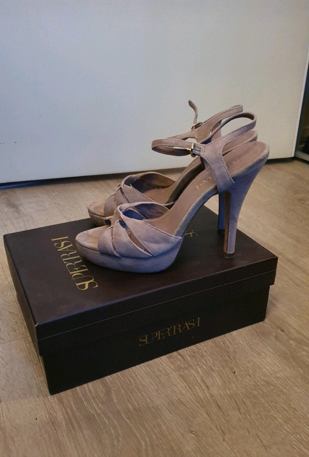 Supertrash Sandalen met Hoge Hak - Maat 40, Overige kleuren, Supertrash, Zo goed als nieuw, Sandalen of Muiltjes