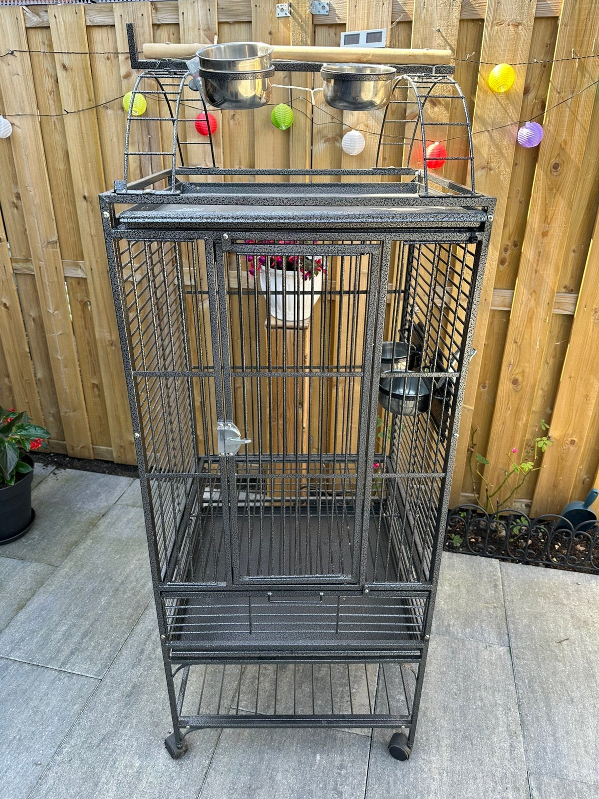 Keddoc Vogelkooi Denver - Vogelverblijven - 50x50x154 cm, Ophalen of Verzenden, Zo goed als nieuw, Aluminium, Vogelkooi