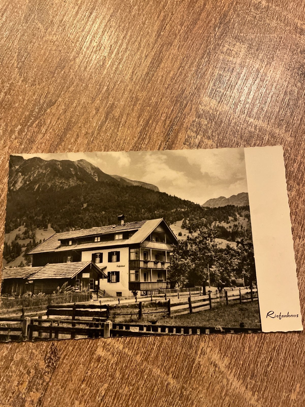 Oude ansichtkaart Riefernhaus, Oberstdorf, Duitsland (1920), Ophalen of Verzenden, 1920 tot 1940, Gelopen, Duitsland