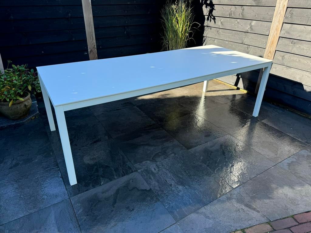 Royal Botania Taboela tuin tafel, Ophalen, Zo goed als nieuw, Rechthoekig, Aluminium