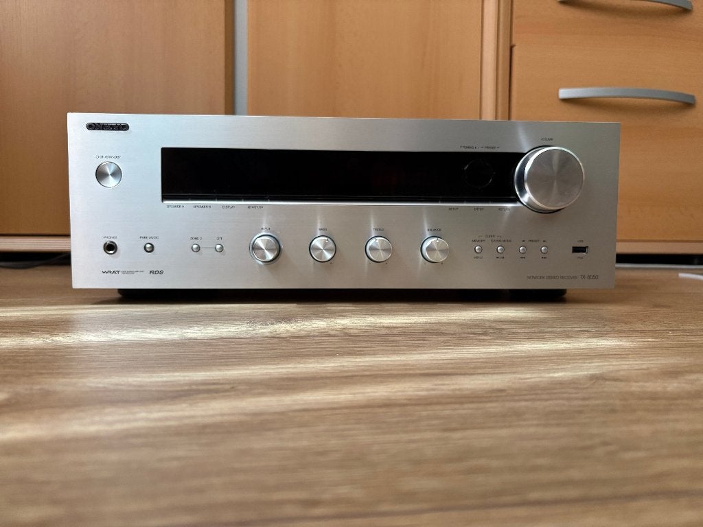 Onkyo TX-8030 - GOED LEZEN!, Ophalen, Gebruikt, 60 tot 120 watt, Stereo