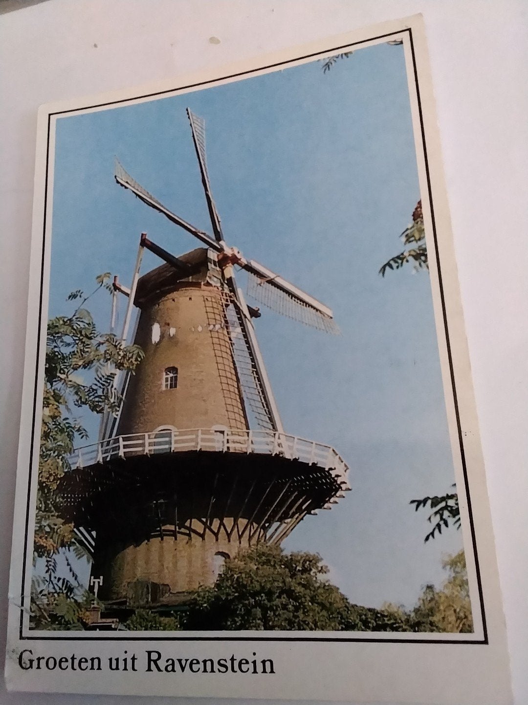 Ansichtkaart Ravenstein Stellingmolen 'De Raaf' Gelopen, Ophalen of Verzenden