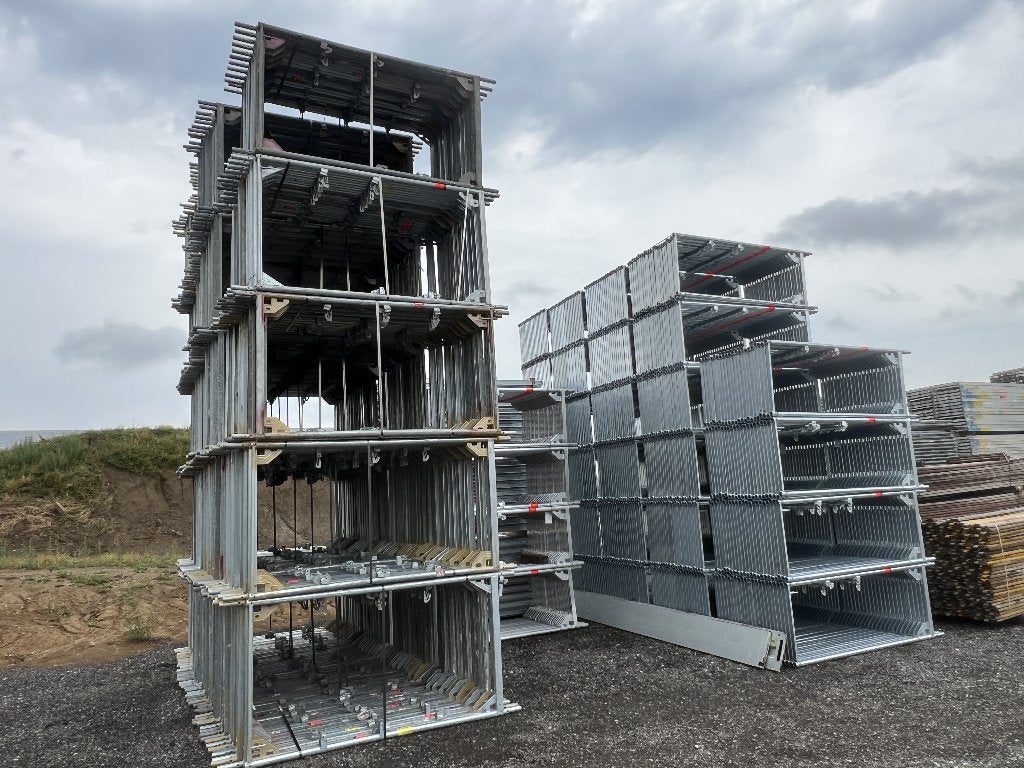 Layher / MJ Steigerframes gebruikt - 2,00x0,73 | 2,00x1,09, Doe-het-zelf en Verbouw, Ophalen, Gebruikt, Overige typen, 5 meter of hoger