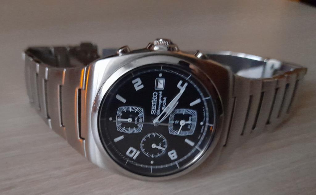 Seiko Chronograph Herenhorloge, Sieraden, Tassen en Uiterlijk, Horloges | Heren, Ophalen, Zo goed als nieuw, Staal, Seiko