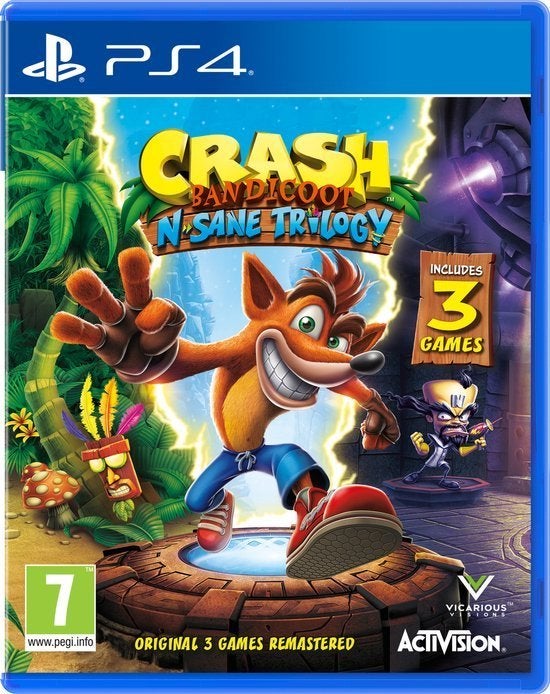 ps4 Crash Bandicoot n`sane trilogy, Spelcomputers en Games, Games | Sony PlayStation 4, Avontuur en Actie, 1 speler, Eén computer