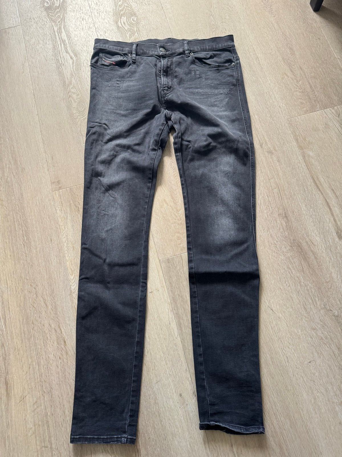 Diesel Jeans Maat 34/34 - Zwart/Grijs, Ophalen of Verzenden, Gedragen, Zwart, W33 - W34 (confectie 48/50)